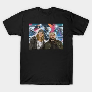 jay and silent bob pop art T-Shirt